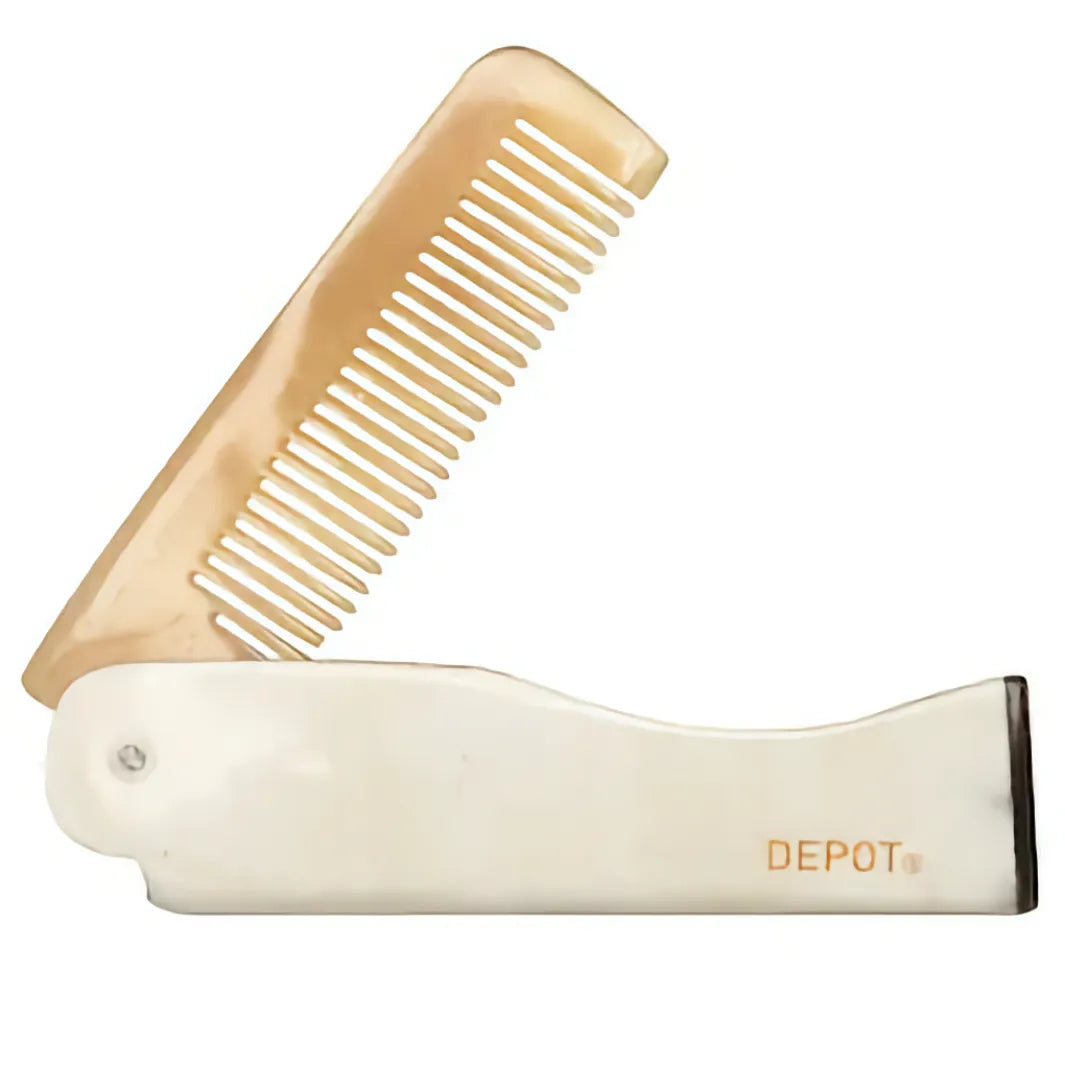 Kleiner Styling-Kamm im Depot Invigorating Set – Perfekt für präzises Haar- & Bartstyling