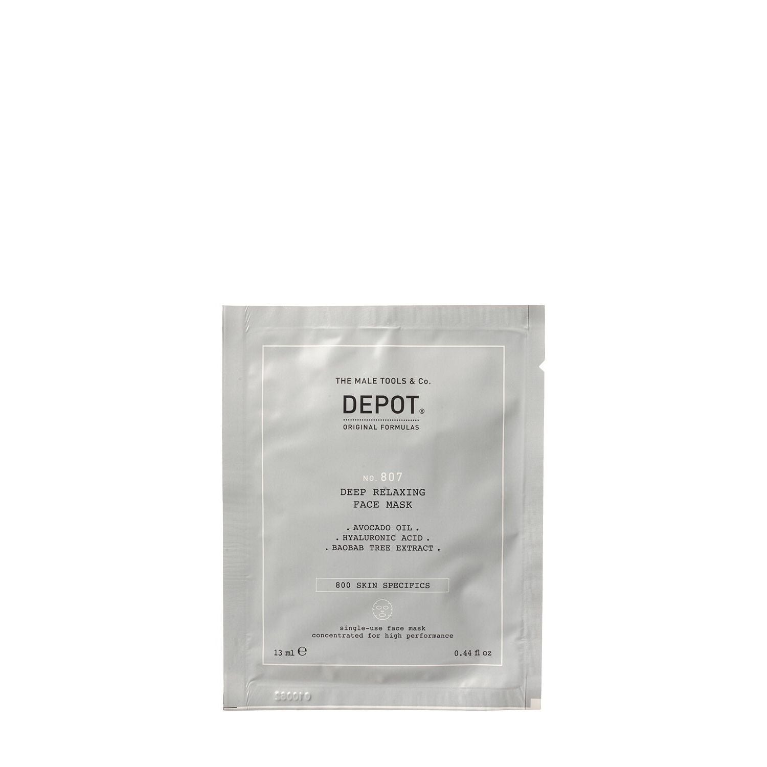 Depot No. 807 Deep Relaxing Face Mask – Beruhigende & entspannende Gesichtsmaske für gepflegte Haut