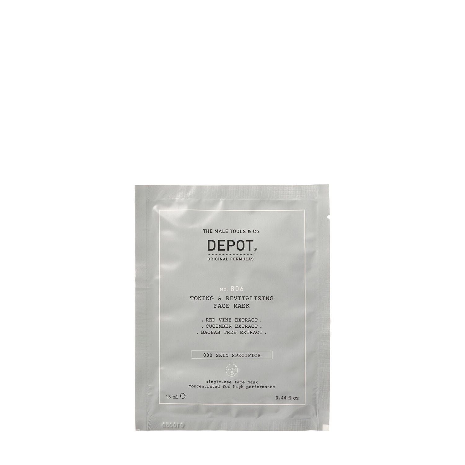 Depot No. 806 Toning & Revitalizing Face Mask – Straffende & revitalisierende Gesichtsmaske für frische Haut