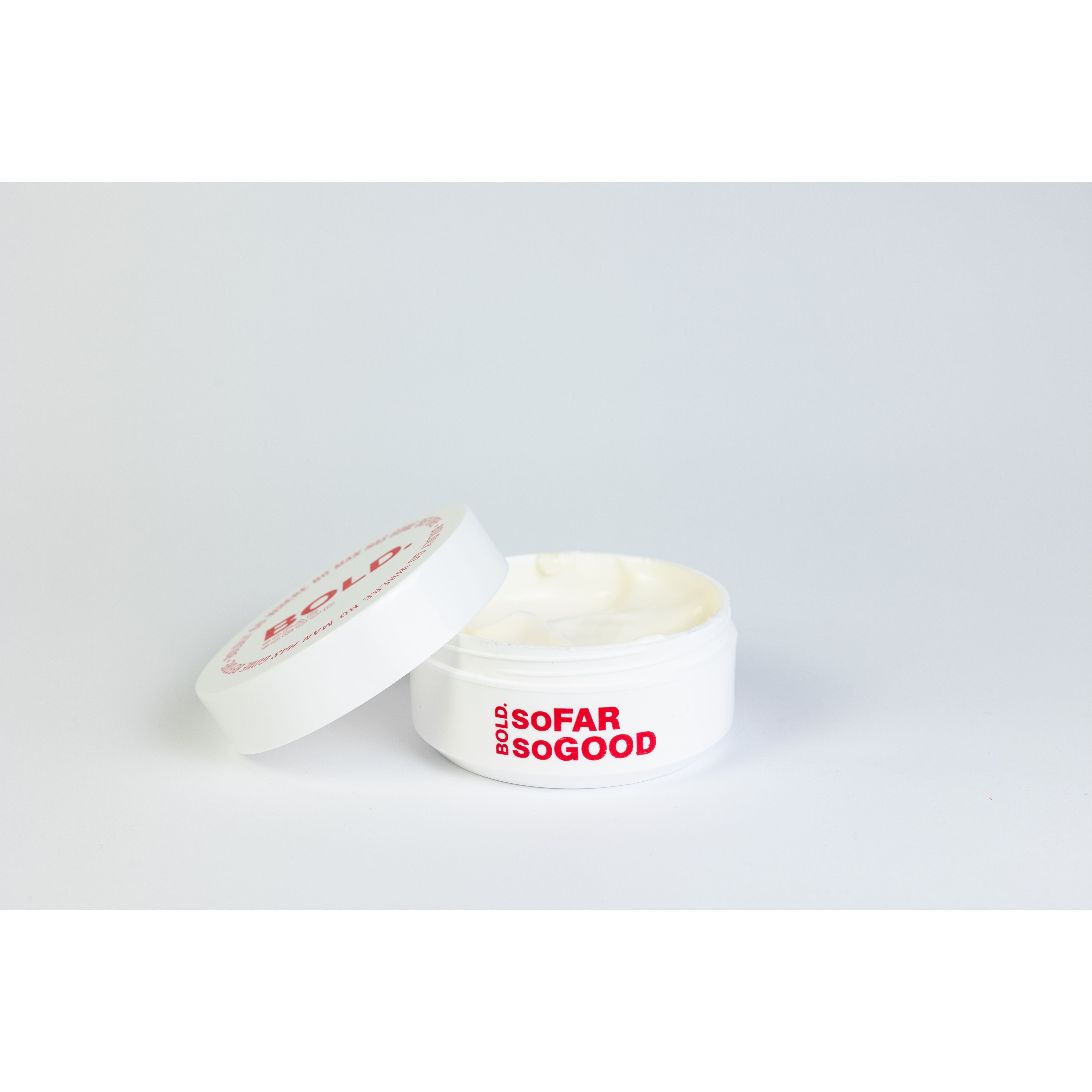 BOLD Haarpomade So Far So Good – Mittlerer Halt & dezenter Glanz für flexibles Styling